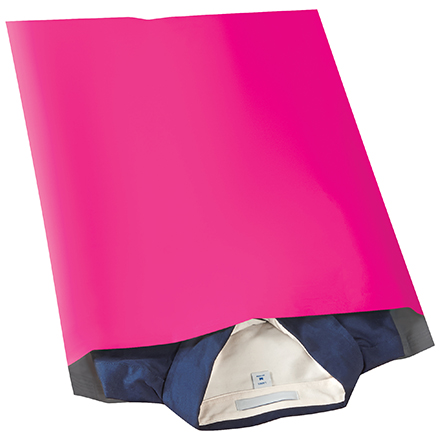 14 <span class='fraction'>1/2</span> x 19" Pink Poly Mailers