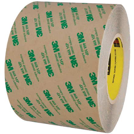 6" x 60 yds. (1 Pack) 3M<span class='tm'>™</span> 468MP Adhesive Transfer Tape Hand Rolls