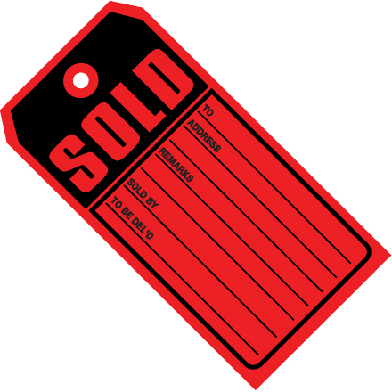 Sold Tags