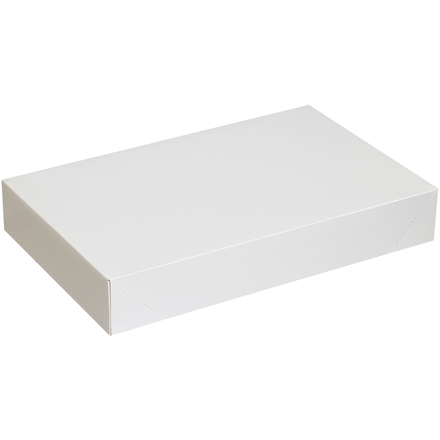 19 x 12 x 3" White Apparel Boxes