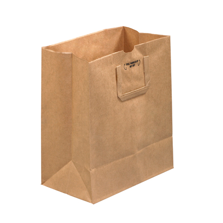 12 x 7 x 14" Flat Handle Grocery Bags