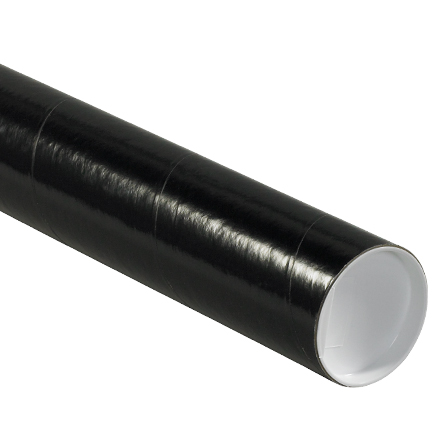 3 x 24" Black Tubes with Caps