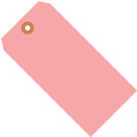 5 <span class='fraction'>3/4</span> x 2 <span class='fraction'>7/8</span>" Pink 13 Pt. Shipping Tags