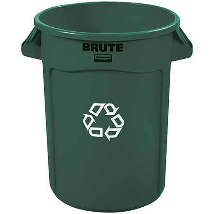 Rubbermaid<span class='rtm'>®</span> Brute<span class='rtm'>®</span> Recycling Container - 32 Gallon, Green