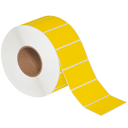 4 x 2" Yellow Thermal Transfer Labels